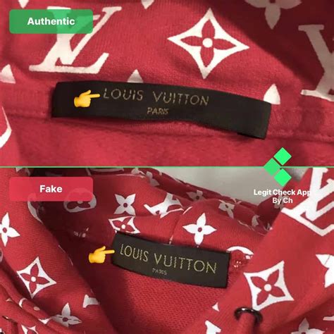 real vs fake supreme louis vuitton hoodie|dhgate Louis Vuitton jumper.